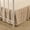 Camel-grid, variant on Bed Skirt King Size, Ruffled Bed Skirts with Split Corners, Boho King Bed Skirt 14 Inch Drop with Platform, Dust Ruffle, Light Camel, 14'' King