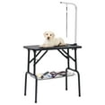thumbnail image 1 of vidaXL Adjustable Dog Grooming Table with 1 Loop and Basket, 1 of 5