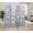 Silver, variant on Gold Arvada 4-Panel Wood Room Divider with Circle Pattern, Freestanding Privacy Screen for Living Room Bedroom, 70 Tall