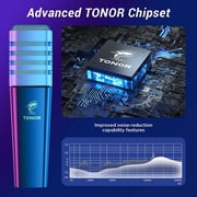 TONOR USB Gaming Microphone, RGB Streaming Microfono Set, PC Podcast Recording Computer Mic TC30S+