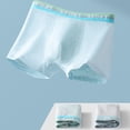 thumbnail image 4 of 4 Piece Boys Underwear Size 8 Toddler Breathable Soft Cotton Panties Stretch Lightweight Little Boy Boxers, Blue, 3XL, 4 of 7