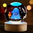 thumbnail image 5 of Pumpkin Halloween Ghost Crystal Ball-Halloween Decorations-Halloween Lighted In ，Halloween Carved with Luminous Glass Children'S Small Night Light Ornament, 5 of 8