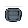 thumbnail image 3 of Cama Para  Perro Bloosom Pets Apparel Negra / Gris Chica Resistente Negro, 3 of 3