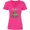 Hot Pink, variant on Inktastic Cats Are Just Friends with Fur Cat in Flower Women's V-Neck T-Shirt