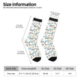 thumbnail image 2 of Lsque Golfing Clubhouse Printed Men's Crew Socks, Soft Durable Breathable Moisture-Wicking with Odor Control Cotton socks, 2 of 6