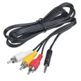 thumbnail image 3 of 3Rca Male To 3.5Mm Male Audio Video Cord Av Dv Aux Cable Adapter Converter Usa, 3 of 6