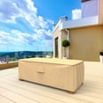 thumbnail image 3 of Budge Large Beige Patio Ottoman / Table Cover, Sedona, 3 of 11