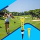 thumbnail image 4 of Greeniant Tee de Golf de 70mm, portátil, reutilizable, profesional, soporte de bola reductor de 360 ​​grados, camisetas de ejercicio, accesorios de Golf Amarillo Greeniant OD002797-01B, 4 of 5