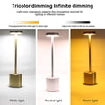 thumbnail image 4 of Touch Led Table Desk Lamp Usb Rechargeable Dimmable Bar Night Light Cordless, 4 of 5