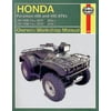Honda Foreman 400/450 Atvs 1995 Thru 2002