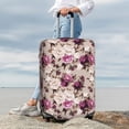 thumbnail image 4 of Uemuo Rose Flowers Printed Washable Luggage Cover - Fashion Suitcase Protector Fits 18-32 Inch Luggage -Medium, 4 of 9