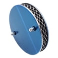 thumbnail image 1 of Filtro de aire cromado para automóvil,Filtro de aire cromado de metal de alto flujo de aire Pancake,Reemplazo del filtro de aire alto Chrome Pancake,Reemplazo de piezas del motor del filtro de, 1 of 9