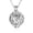 Steel, variant on Personalize Family Tree Leaves Keepsake Pendant with Small Urn Necklace for Cremation Ashes Perfume Dry Flower Holder Memorial Jewelry