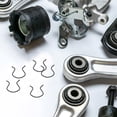 thumbnail image 4 of OULII 20 Pcs Rc Car Shell Clips Metal Window Crank Handle Clip Universal Fit Secure Hold For Automobile Maintenance, 4 of 8