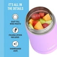 thumbnail image 4 of Food Jar THERMOS FUNTAINER 473mL Stainless Steel Neon Purple, 4 of 7