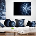 thumbnail image 4 of Designart Digital Fractal Flower Perspective - Abstract Throw Pillow - 16x16, 4 of 5