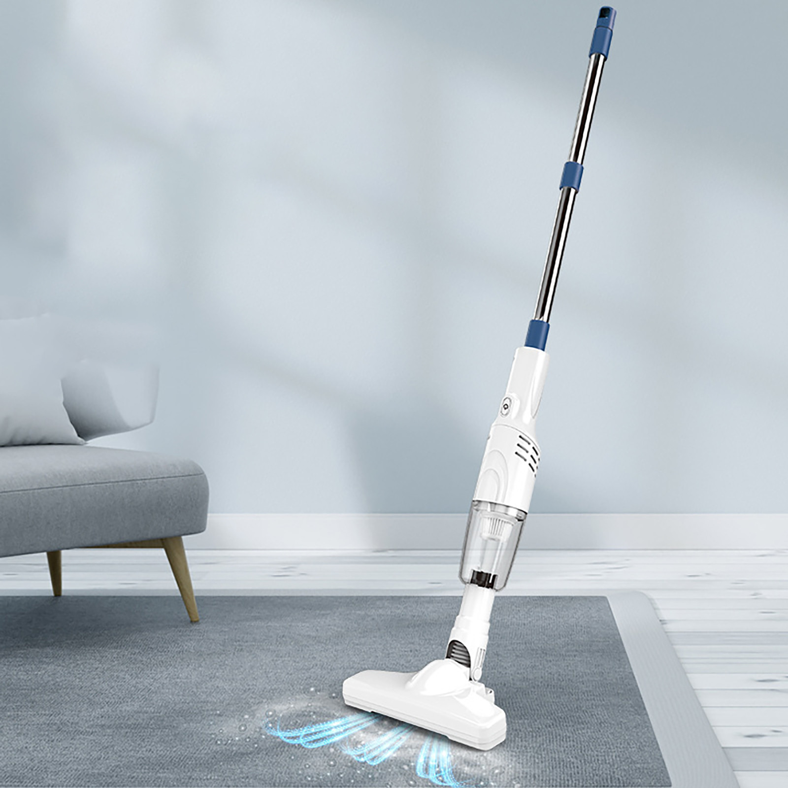 Cordless Vacuum Cleaner , Stick Vacuum Vacuum Cleaner With Max 30 mins Runtime Lightweight Handheld Stick Vacuum for Home, Hard Floor, Carpet Make Mom's Day