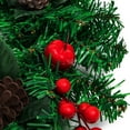 thumbnail image 6 of Christmas Wreath for Front Door, Indoor Outdoor Holiday Decorations (12 in), 6 of 6