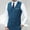 Dark Blue, variant on SYMOID Men's Formal Double Breasted Vest - Wrinkle Resistant Polyester, for Business/Wedding/Semi-Formal, Machine Washable, Size 2XL, Blue