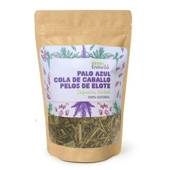 Palo Azul, Cola de Caballo y Pelos de Elote- 200gr de Té 100% Natural -Tisana Organica