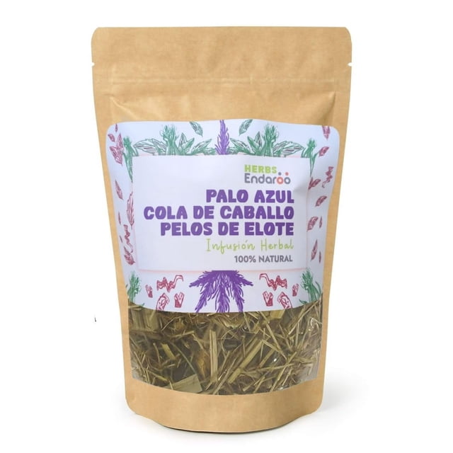 Palo Azul, Cola de Caballo y Pelos de Elote- 200gr de Té 100% Natural -Tisana Organica