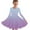 Purple, variant on Odeerbi Kids Girls Skater Twirl A-Line Dress Long Sleeve Pleated Dancing Dress Spring Fall Gradient Dress Stretchy Twirly Skater School Recital Dress Kids Clothes Black