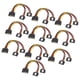 thumbnail image 5 of 10 Uds adaptador de corriente SATA 15pin 1 macho a 2 conector hembra cable de red para transferencia de carga de datos, 5 of 5