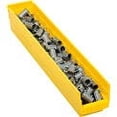 thumbnail image 4 of Plastic Shelf Bin Nestable 4-1/8"W x 23-5/8" D x 4"H Yellow, Lot of 12, 4 of 4