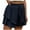 Dark Blue, variant on Uaswgudfs ​Women's Double-Layer Running Shorts – Elastic Drawstring Waist, Breathable Summer Cotton Blend & Casual Essential Army Green L