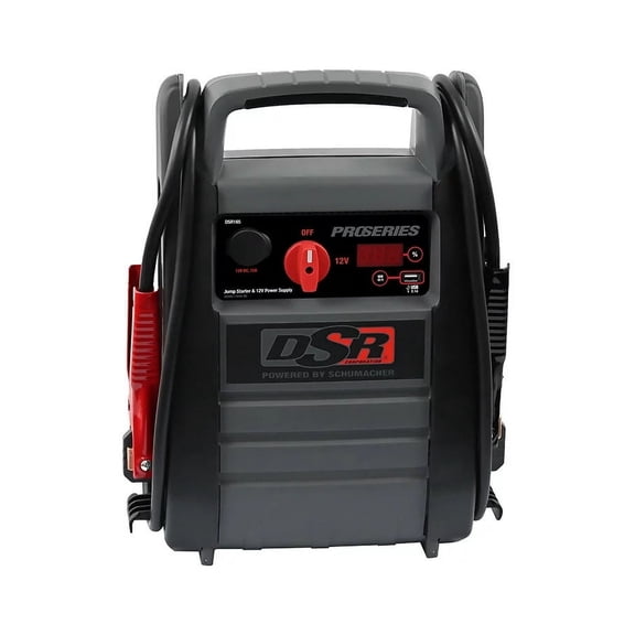 Restored Schumacher Electric Professional-Grade RF94080165 12 Volt Jump Starter with 2200 peak amps, 525 cranking amps, and 350 cold cranking amps, Portable Power Station (Refurbished)