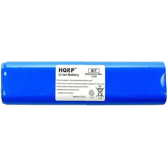 HQRP Battery Compatible with Bissell 1607381 SmartClean Robot Series 1605 16052 16058 16059 1605A 1605R 1605W 1605C, 2142, 1974 19745 Robotic Vacuum 14.8V 3000mAh