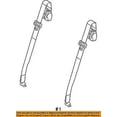 thumbnail image 2 of Jeep CHRYSLER OEM Third Row Seat Belt-Retractor Assembly Left 1EY851J3AD, 2 of 2