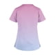 thumbnail image 3 of Tops Cortos para Mujeres V-Cuello Moda Casual con Diseño de Color de Gradiente de Bolsillo, Tela de Estante de Imitación Suave para Uso Diario Y Casero, 3 of 5