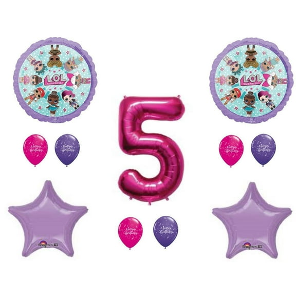 LOL Surprise 11 pc Happy Birthday Balloon Kit (Click to Select Age)