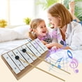 thumbnail image 1 of Glockenspiel Xilófono 8 Notas Xilófono Juguete Musical para Niños Aprendizaje Preescolar, 1 of 7