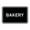 Black / Silver, variant on Classic Bakery Sign (Ivory/Dark Brown) - Small