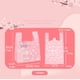 thumbnail image 5 of Bearachild 50 Uds. De bolsas de plástico rosa, bolsa de transporte fina ligera, plegable, ecológica, bolsillo de almacenamiento, regalo, comprador de Decoración del hogar 1 Medio26*43 14cm Bearachild HA075275-03, 5 of 6