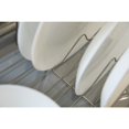 thumbnail image 4 of Stainless Steel Dish Rack with Plastic Drain Board and Utensil Cup, 4 of 6