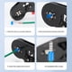 thumbnail image 3 of Yuarrent Juego de terminales aislados con tecnología de dientes chapados, kit de conector de cable de 2120 piezas, terminal de tubo VE Accesorios para electrodomésticos, 3 of 6