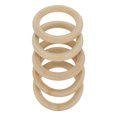 thumbnail image 4 of 5Pcs Useful Dream Catchers Wood Rings Durable Wooden Hoops for DIY Crafts, 4 of 8