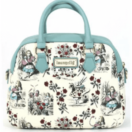 Alice in Wonderland Wallpaper Crossbody Bag
