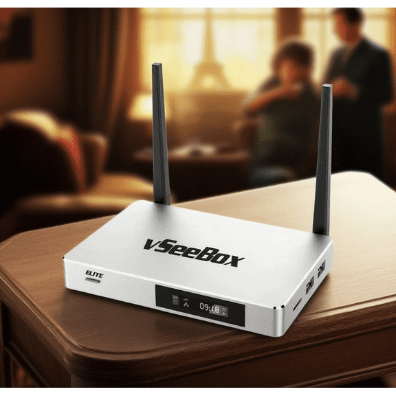 2025 vcbox elite  with Voice Control 4GB RAM 128GB Storage Powerful Streaming Box