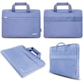 thumbnail image 4 of IBENZER Hard Shell Case for MacBook Pro 13 Inch 2015-2012 A1502 A1425, Hard Shell Case with Bag & Keyboard Cover & Screen Protector for Old Version Mac Pro Retina 13, Airy Blue, W-R13-ARBL+3SP, 4 of 8