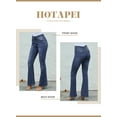 thumbnail image 3 of HOTAPEI Flare Jeans for Women Mid Rise Jeans Wide Leg Denim Pants, 3 of 5
