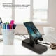 thumbnail image 3 of Soporte para teléfono Altavoz Bluetooth, soporte para teléfono celular con altavoz Bluetooth y base antideslizante Sonido envolvente HD Bluetooth (negro), 3 of 5