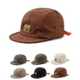 thumbnail image 2 of Under$5 Hats For Women Unisex 5 Panel Flat Brim Snapback Cap Vintage Breathable Quick Dry Baseball Hat Fashion Sun Protection Soft Tongue Hat for Summer Gsakboxl, 2 of 9
