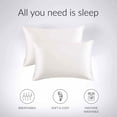 thumbnail image 4 of Pillow for Couch Throw Satin 2 Pack With Envelope Closure Standard Size 20 Inches High- Satin for Comfort and Style 2PCS, 4 of 7