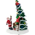 thumbnail image 7 of Northlight LED Lighted Animated and Musical Santa's Helpers Christmas Decoration - 12", 7 of 7