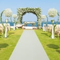 thumbnail image 3 of Wuzstar 33 Feet White Carpet Runner Anti-slip Aisle Mat for Party Wedding Ceremony Indoor Outdoor, 3 of 10