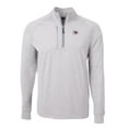 thumbnail image 2 of Men's Cutter & Buck  Heather Gray Kansas City Chiefs  Adapt Eco Knit Quarter-Zip Pullover Top, 2 of 3